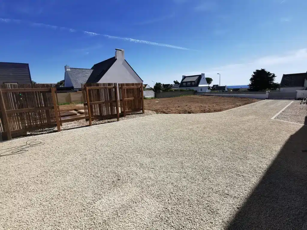 Empierrement d'accès