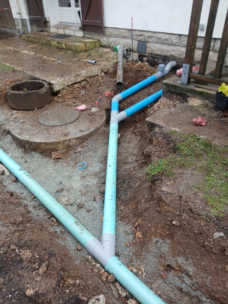 Canalisation assainissement KERRA TERRASSEMENT