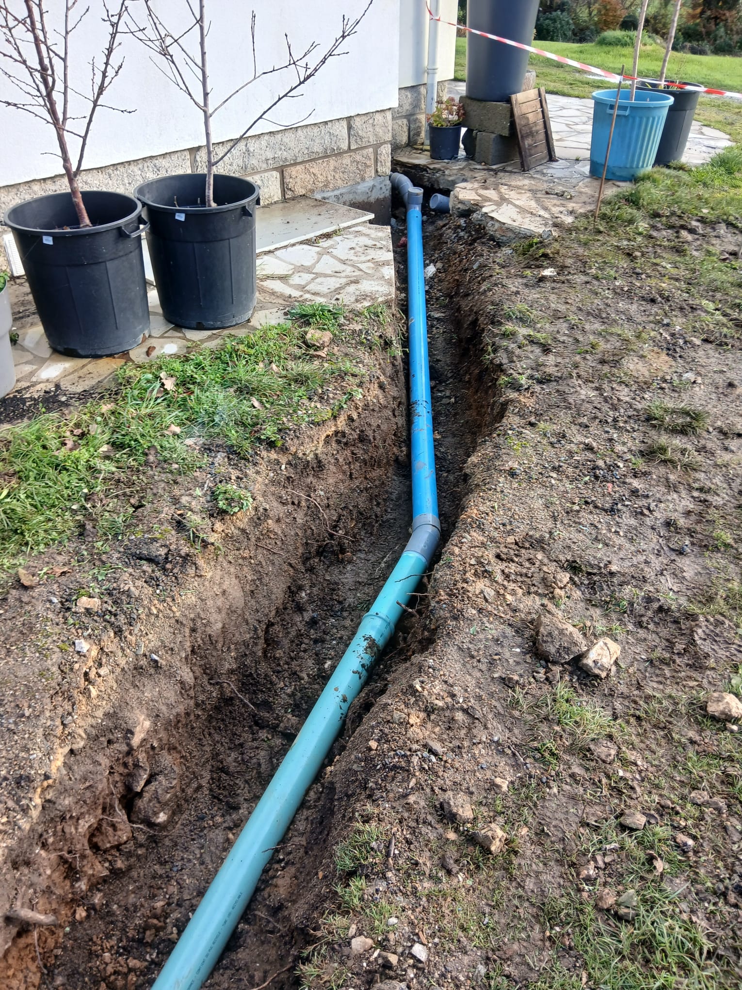 Canalisation assainissement KERRA TERRASSEMENT