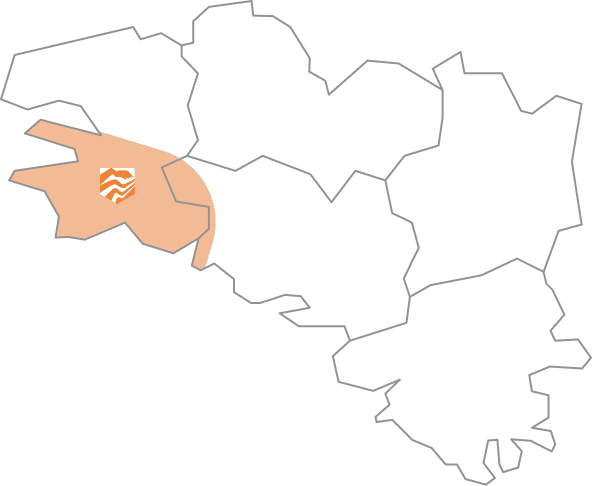 Carte de la zone d'intervention